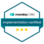 badge monday implementation crm